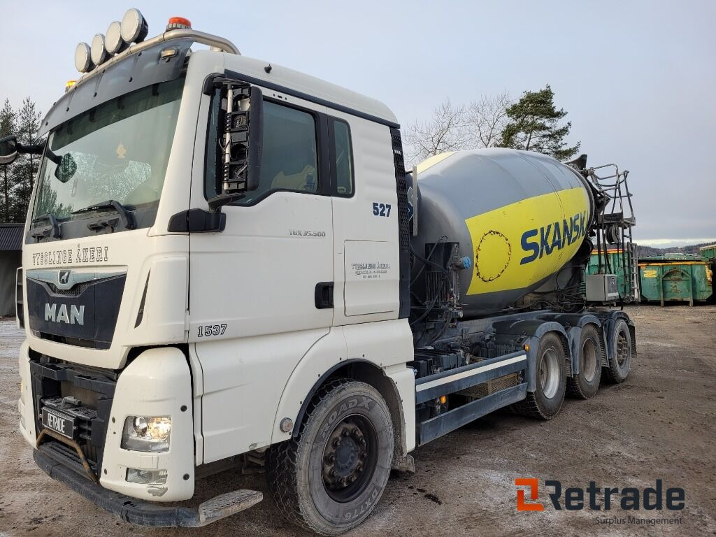 Betongbil betongroterare MAN TGX 35.500 8X4-4 BL Euro 6 - Betonvedējs: foto 1 Betongbil betongroterare MAN TGX 35.500 8X4-4 BL Euro 6 - Betonvedējs: foto 1