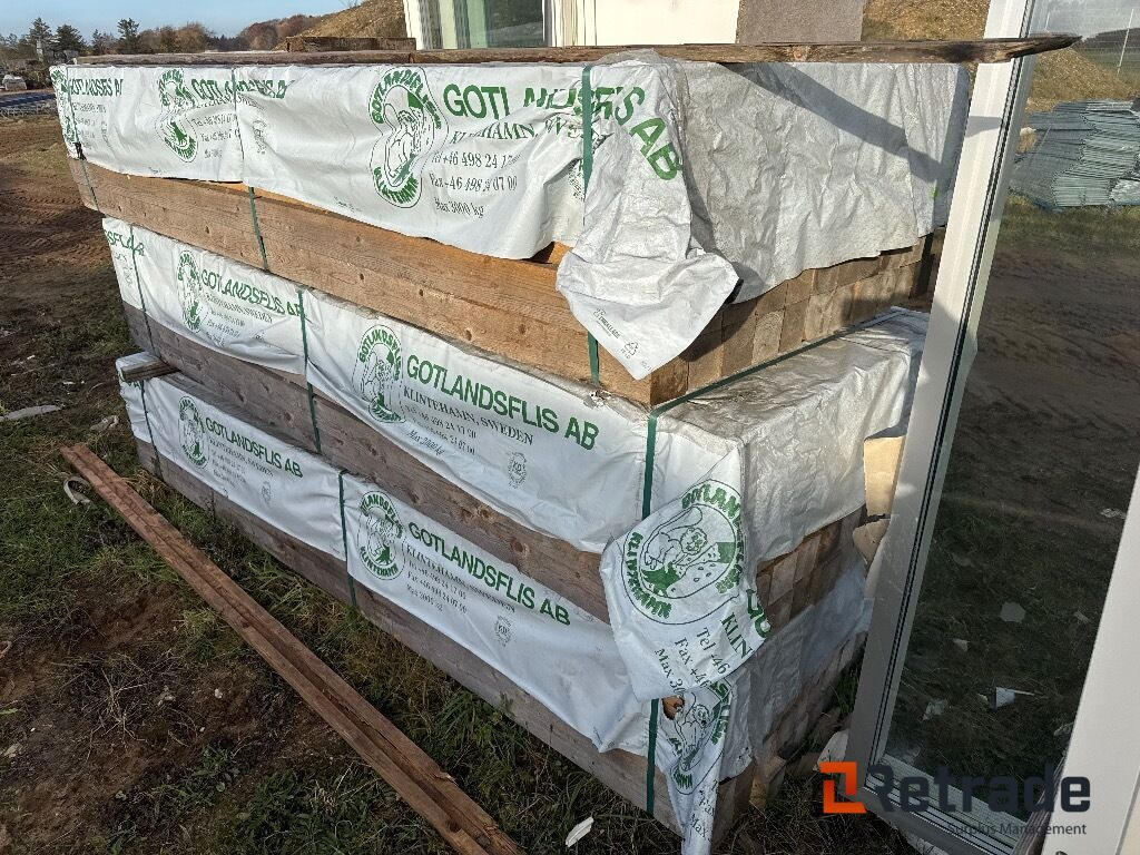 Byggematerialer Gotlandsflis Gran 3 Paller - Celtniecības maisītājs: foto 2 Byggematerialer Gotlandsflis Gran 3 Paller - Celtniecības maisītājs: foto 2