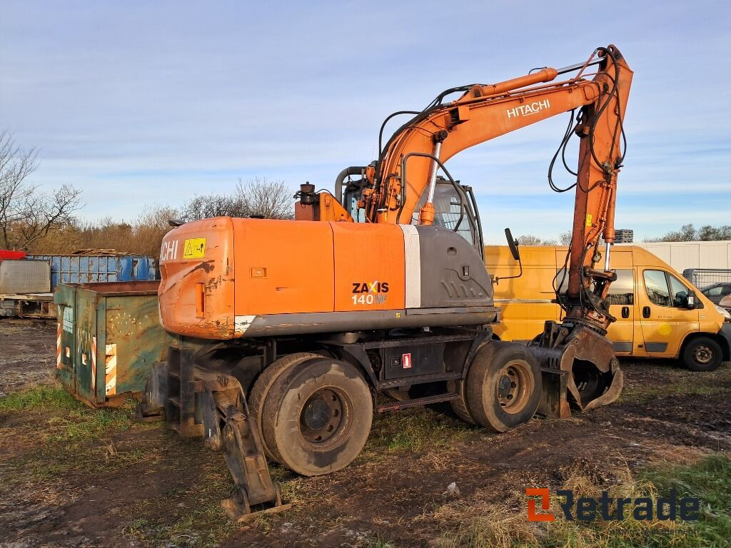 Gravemaskine Hitachi ZX 140W-3 - Riteņu ekskavators: foto 4 Gravemaskine Hitachi ZX 140W-3 - Riteņu ekskavators: foto 4