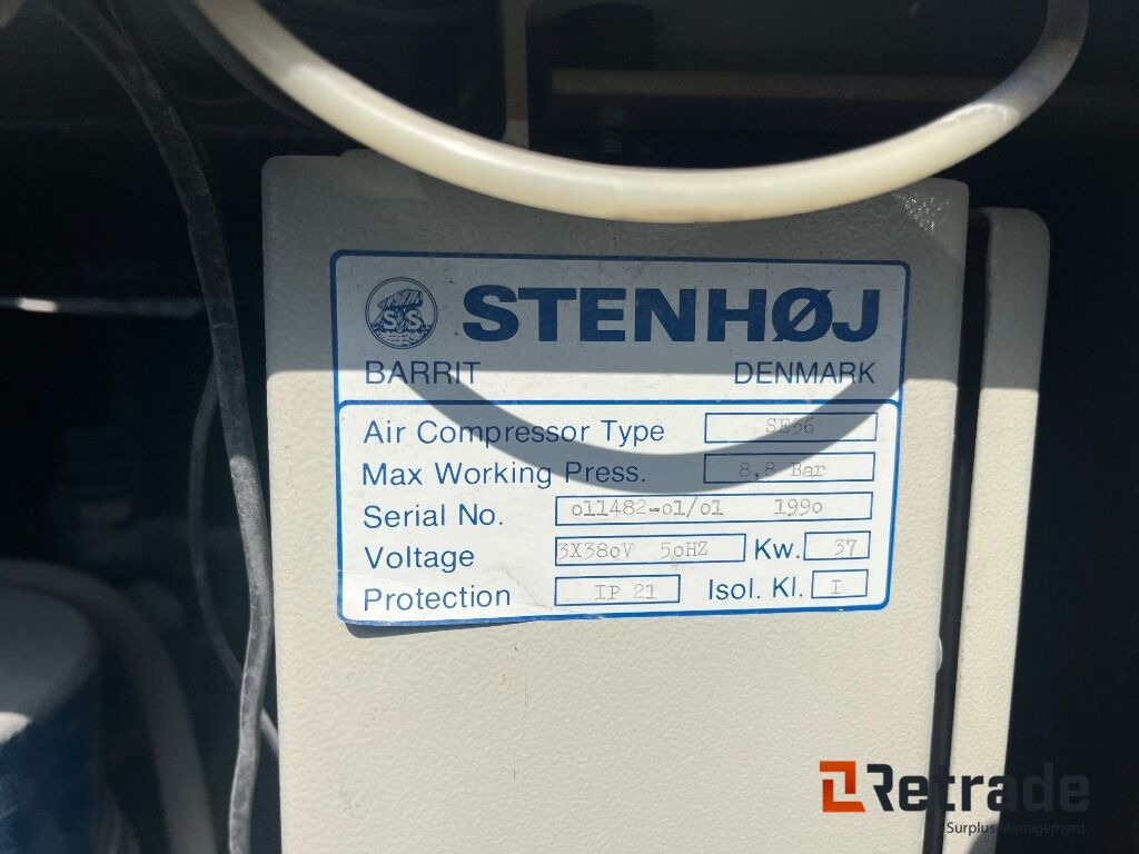Industrimaskiner Stenhøj SE 36 Stenhøj skruekompresser - Industriālā iekārta: foto 3 Industrimaskiner Stenhøj SE 36 Stenhøj skruekompresser - Industriālā iekārta: foto 3