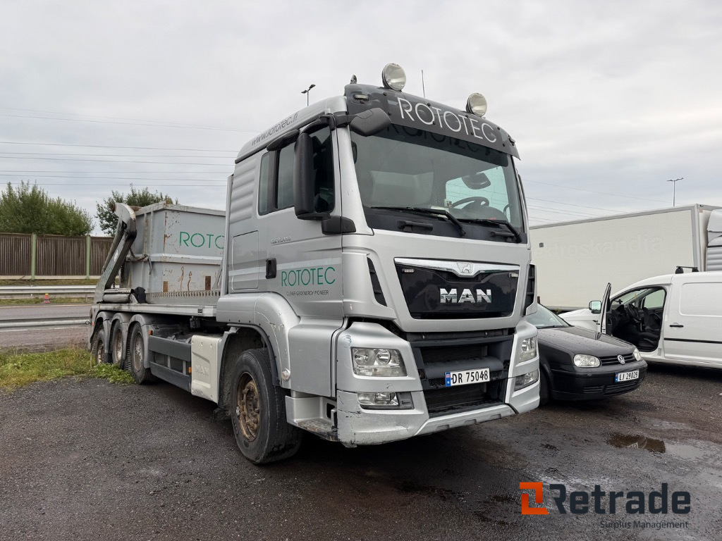 Liftdumper MAN TGS 35.440 4 akslet EU Godkjent - Būvgružu konteineru vedējs: foto 2 Liftdumper MAN TGS 35.440 4 akslet EU Godkjent - Būvgružu konteineru vedējs: foto 2