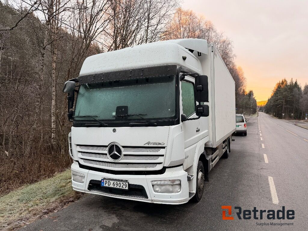Skapbil MERCEDES-BENZ Atego nylig EU - Kravas automašīna ar slēgto virsbūvi: foto 1 Skapbil MERCEDES-BENZ Atego nylig EU - Kravas automašīna ar slēgto virsbūvi: foto 1