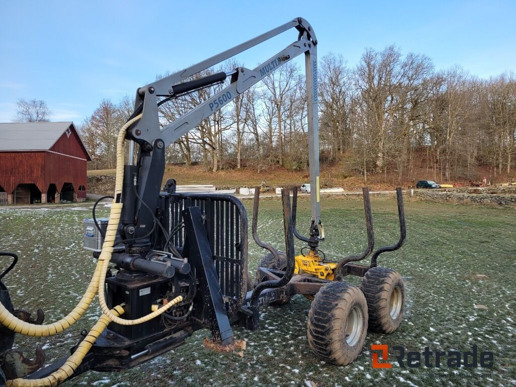 Skogsvagn Huggarvagn med kran Trejon Multiforest MF90 - Meža piekabe: foto 1 Skogsvagn Huggarvagn med kran Trejon Multiforest MF90 - Meža piekabe: foto 1