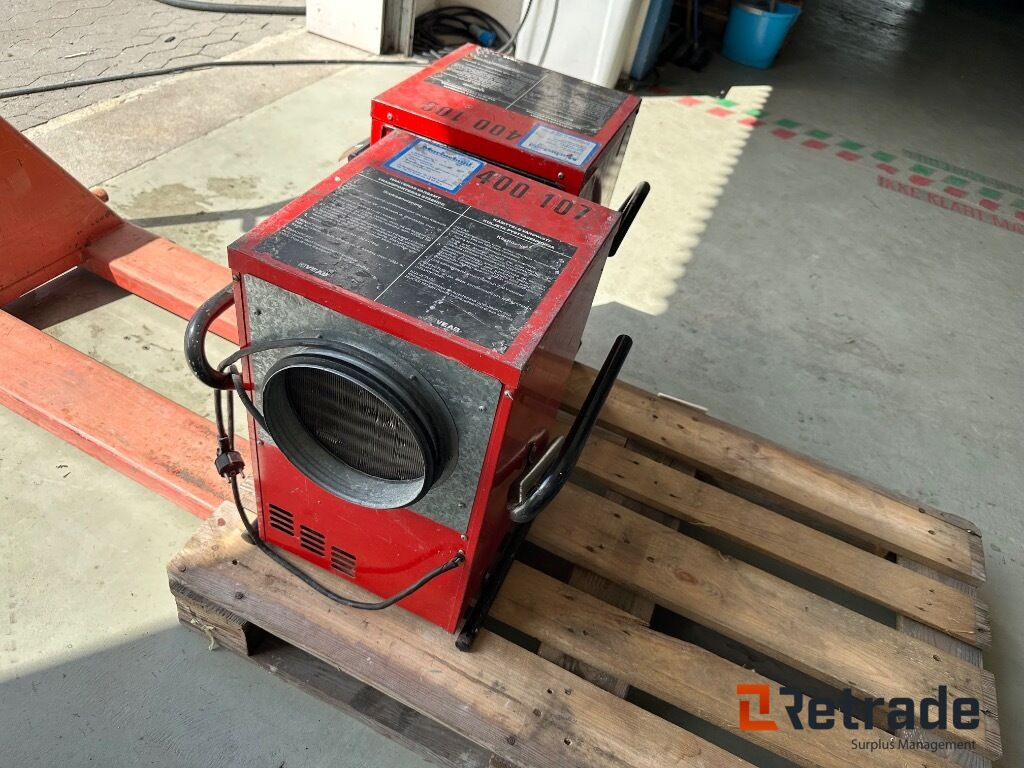 VEAB LAF40 2 stk Varme blæser - Celtniecības sildītājs: foto 4 VEAB LAF40 2 stk Varme blæser - Celtniecības sildītājs: foto 4