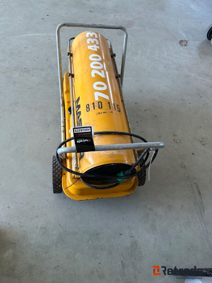 Varme kanon - Celtniecības sildītājs: foto 2 Varme kanon - Celtniecības sildītājs: foto 2