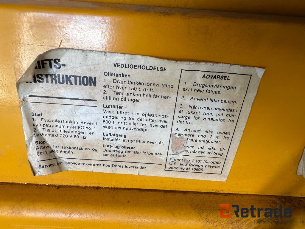 Varme kanon - Celtniecības sildītājs: foto 5 Varme kanon - Celtniecības sildītājs: foto 5