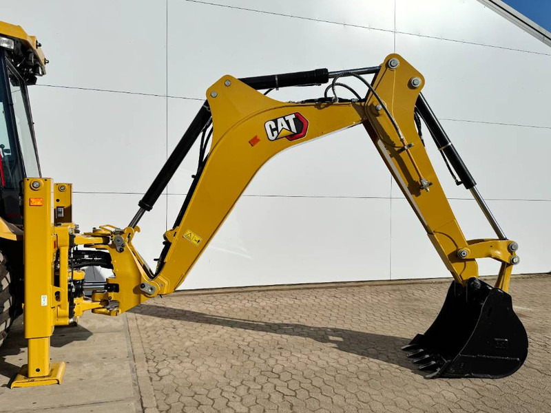 Jaunā Ekskavators-iekrāvējs Cat 424 4WD - Hammer Lines / Airco / Side Shift: foto 16