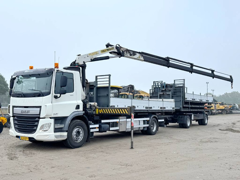 DAF CF400 + 17m Palfinger Crane / kran + Trailer - Pacēlājs ar āķi, Kravas auto ar manipulatoru: foto 2 DAF CF400 + 17m Palfinger Crane / kran + Trailer - Pacēlājs ar āķi, Kravas auto ar manipulatoru: foto 2