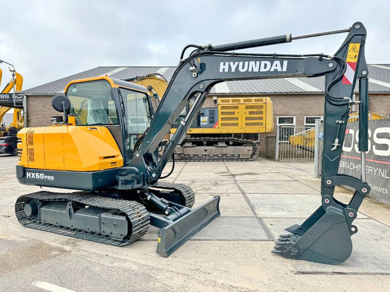 Mini-ekskavators Hyundai HX60 - New / Unused / 2024 Model: foto 6