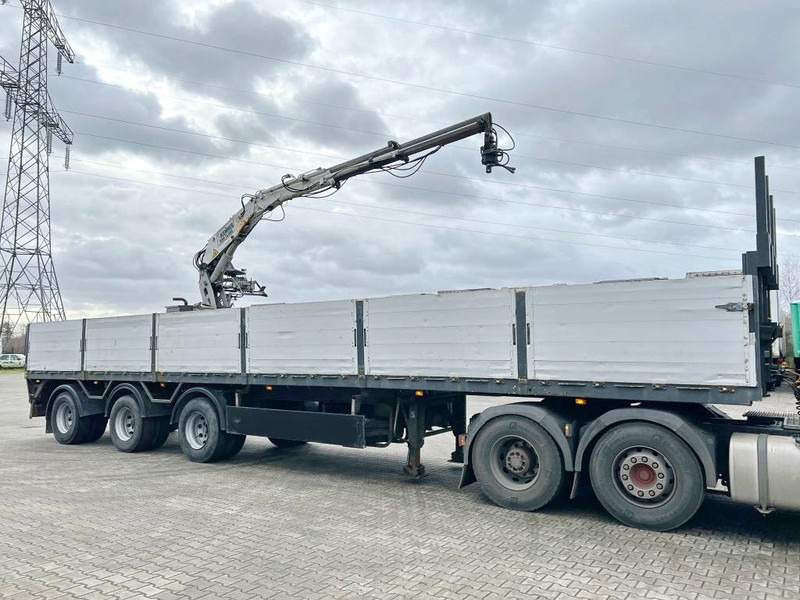 Pacton T3-003 Brick Trailer - Kennis 16000-R Crane - Bortu puspiekabe/ Platforma: foto 5 Pacton T3-003 Brick Trailer - Kennis 16000-R Crane - Bortu puspiekabe/ Platforma: foto 5