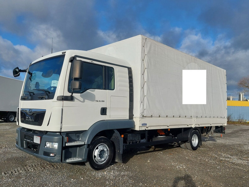 MAN TGL 8.190 L 4x2 Euro 6 LBW AHK - Kravas automašīna ar tentu: foto 1 MAN TGL 8.190 L 4x2 Euro 6 LBW AHK - Kravas automašīna ar tentu: foto 1