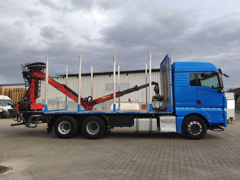 MAN TGX 26.500 Holz-LKW Euro6 6x4 Holztransporter m Palfinger (16) - Kokvedējs, Kravas auto ar manipulatoru: foto 4 MAN TGX 26.500 Holz-LKW Euro6 6x4 Holztransporter m Palfinger (16) - Kokvedējs, Kravas auto ar manipulatoru: foto 4