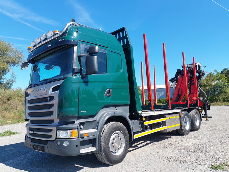 Scania R490 6x4 Euro 6 Kurzholz Palfinger AHK (2) - Kokvedējs, Kravas auto ar manipulatoru: foto 1 Scania R490 6x4 Euro 6 Kurzholz Palfinger AHK (2) - Kokvedējs, Kravas auto ar manipulatoru: foto 1