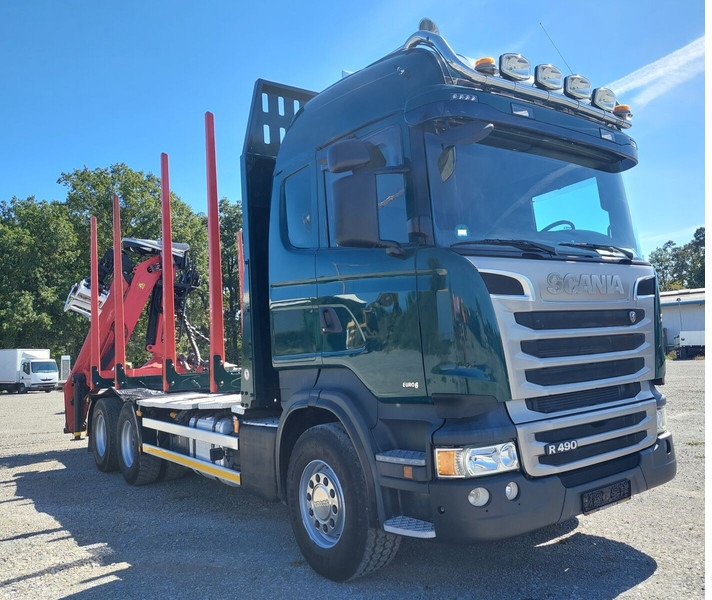 Scania R490 6x4 Euro 6 Kurzholz Palfinger AHK (2) - Kokvedējs, Kravas auto ar manipulatoru: foto 5 Scania R490 6x4 Euro 6 Kurzholz Palfinger AHK (2) - Kokvedējs, Kravas auto ar manipulatoru: foto 5