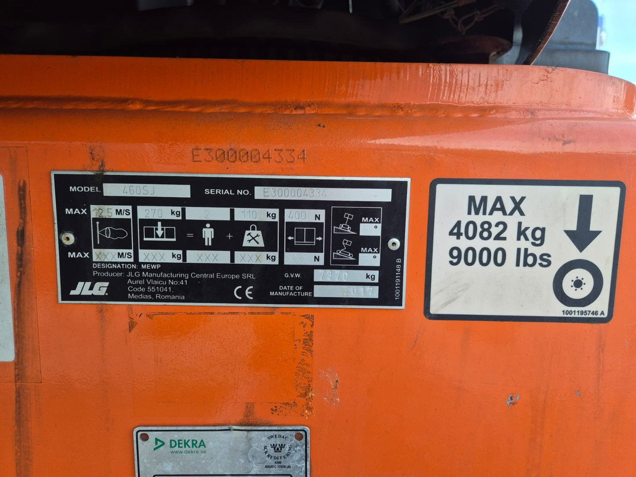 Izlices pacēlājs JLG 460SJ 4X4 / 1 Owner / Works Great/New tires/ Best ofert: foto 20 Izlices pacēlājs JLG 460SJ 4X4 / 1 Owner / Works Great/New tires/ Best ofert: foto 20