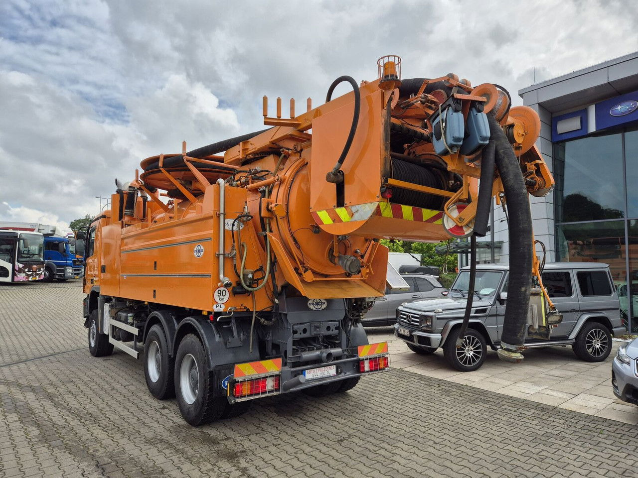 Asenizācijas mašīna Mercedes-Benz Actros 3344 /6X6 / Wiedemann / Works Great / NO Rust / capt8m3+: foto 9