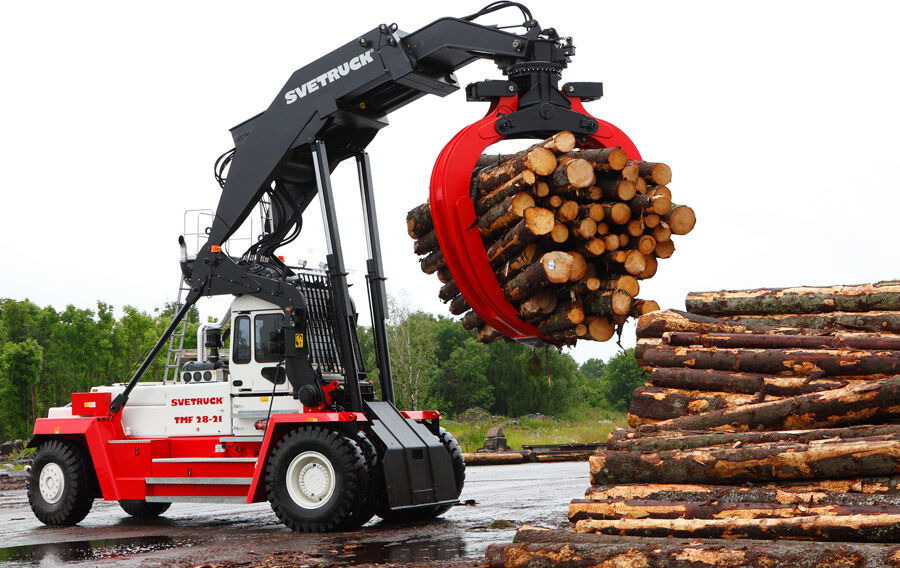 SVETRUCK TMF 12/9 HB / 1 Owner / Elme Spreader / Wood LOG A RM - Sānu konteineru krāvējs: foto 3 SVETRUCK TMF 12/9 HB / 1 Owner / Elme Spreader / Wood LOG A RM - Sānu konteineru krāvējs: foto 3