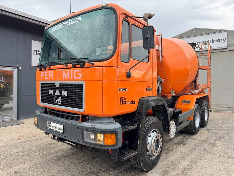MAN 26.272 6x4 mixer - 7M3 - full spring - Betonvedējs: foto 1 MAN 26.272 6x4 mixer - 7M3 - full spring - Betonvedējs: foto 1