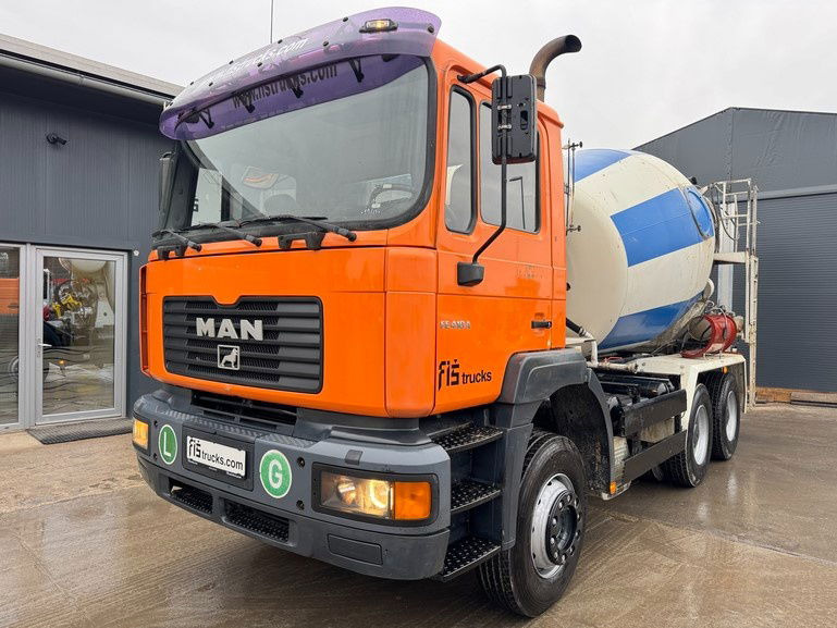 MAN 27.414 FE 410A 6x4 stetter - 7m3 - euro 3 - Betonvedējs: foto 1 MAN 27.414 FE 410A 6x4 stetter - 7m3 - euro 3 - Betonvedējs: foto 1