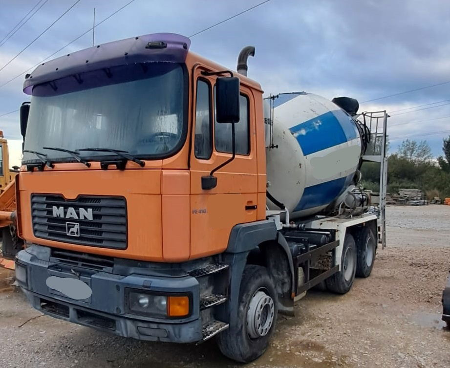 MAN FE 410A 6x4 mixer - 7m3 - euro 3 - Betonvedējs: foto 1 MAN FE 410A 6x4 mixer - 7m3 - euro 3 - Betonvedējs: foto 1