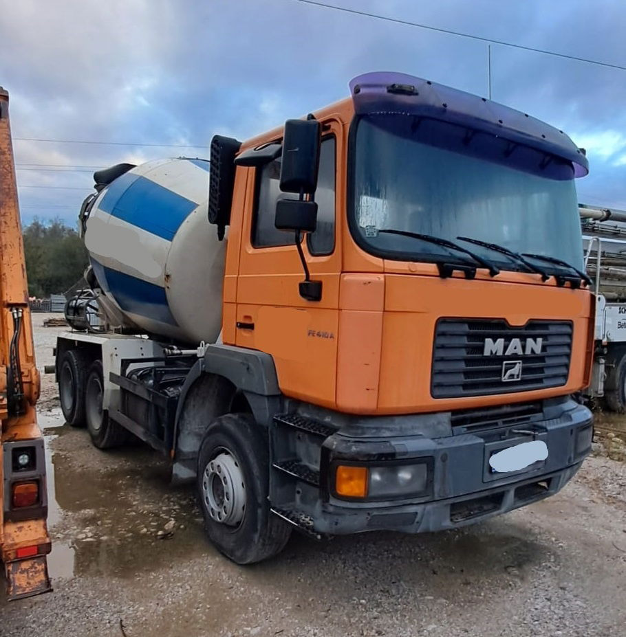 MAN FE 410A 6x4 mixer - 7m3 - euro 3 - Betonvedējs: foto 2 MAN FE 410A 6x4 mixer - 7m3 - euro 3 - Betonvedējs: foto 2
