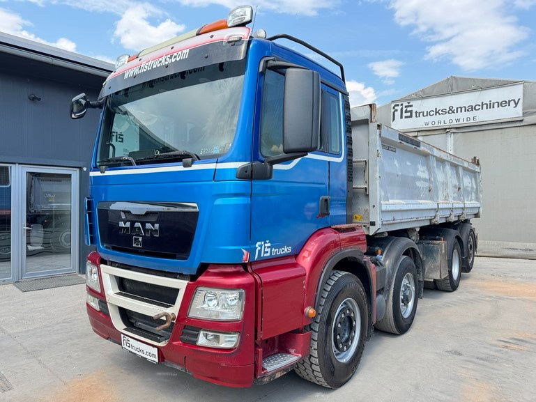 MAN TGS 35.480 8x4 HL-6 bordmatic tipper - euro 5 - Kravas automašīna pašizgāzējs: foto 1 MAN TGS 35.480 8x4 HL-6 bordmatic tipper - euro 5 - Kravas automašīna pašizgāzējs: foto 1