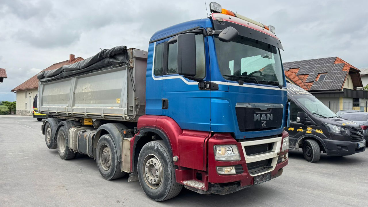 MAN TGS 35.480 8x4 HL-6 bordmatic tipper - euro 5 - Kravas automašīna pašizgāzējs: foto 4 MAN TGS 35.480 8x4 HL-6 bordmatic tipper - euro 5 - Kravas automašīna pašizgāzējs: foto 4