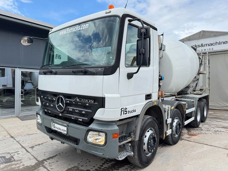 Mercedes-Benz Actros 3241 8x4 mixer 9m3 - Betonvedējs: foto 1 Mercedes-Benz Actros 3241 8x4 mixer 9m3 - Betonvedējs: foto 1