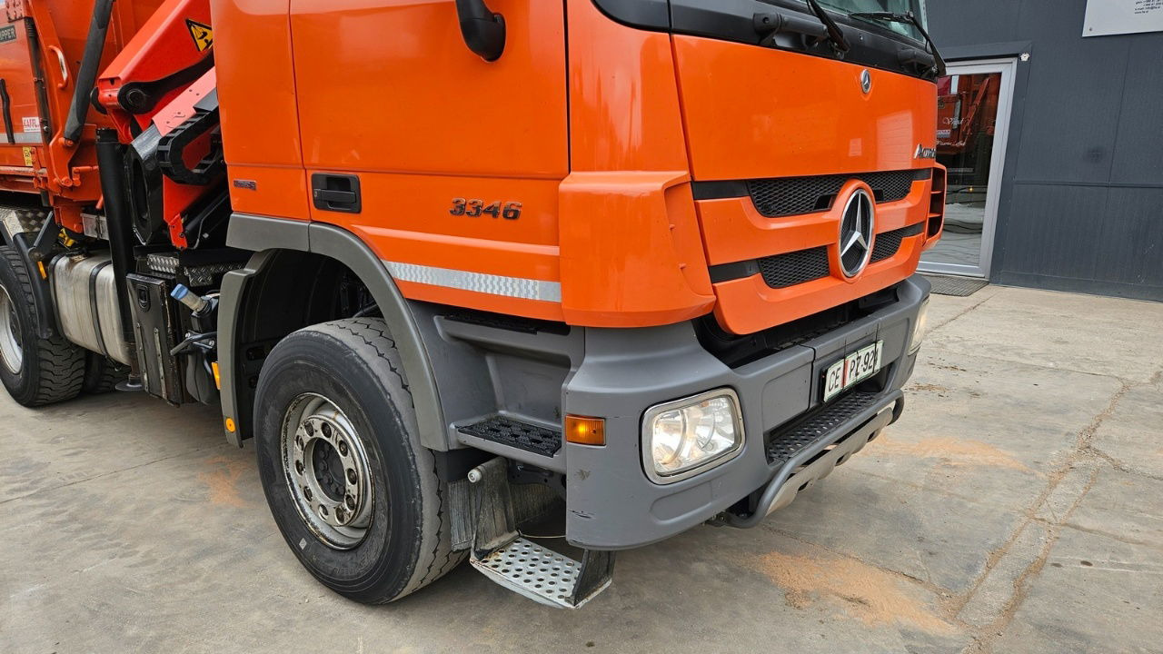 Mercedes-Benz Actros 3346 K palfinger PK 18002 - bordmatic - meiller tipper - EPS 3 pedals - Kravas automašīna pašizgāzējs: foto 3 Mercedes-Benz Actros 3346 K palfinger PK 18002 - bordmatic - meiller tipper - EPS 3 pedals - Kravas automašīna pašizgāzējs: foto 3