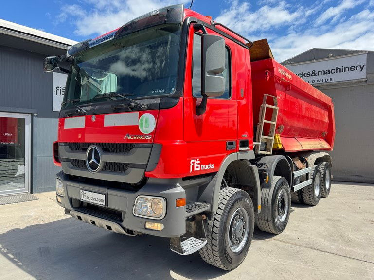 Mercedes-Benz Actros 4141 K 8x6 meiller mulda tipper - air condition - Kravas automašīna pašizgāzējs: foto 1 Mercedes-Benz Actros 4141 K 8x6 meiller mulda tipper - air condition - Kravas automašīna pašizgāzējs: foto 1