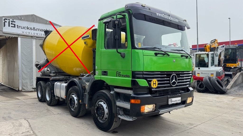 Mercedes-Benz Actros 4143 8x4 chassis - big axle - Šasija kravas automašīna: foto 3 Mercedes-Benz Actros 4143 8x4 chassis - big axle - Šasija kravas automašīna: foto 3