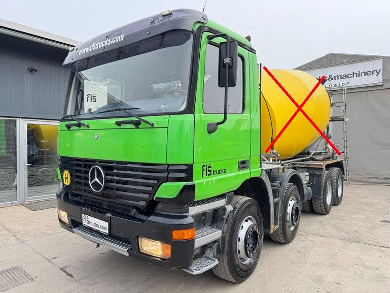 Mercedes-Benz Actros 4143 8x4 chassis - big axle - Šasija kravas automašīna: foto 1 Mercedes-Benz Actros 4143 8x4 chassis - big axle - Šasija kravas automašīna: foto 1