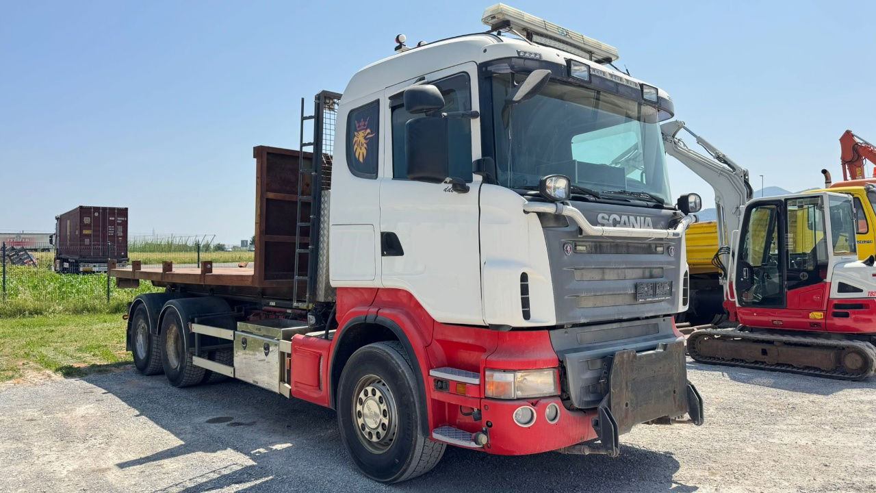 Scania R400 6x2 abroll tipper + plato - Konteineru vedējs/ Kravas automašīna ar noņemamā virsbūve: foto 3 Scania R400 6x2 abroll tipper + plato - Konteineru vedējs/ Kravas automašīna ar noņemamā virsbūve: foto 3