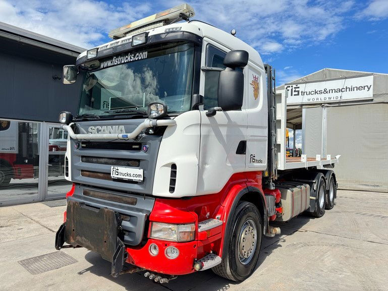 Scania R400 6x4 abroll tipper + plato - Konteineru vedējs/ Kravas automašīna ar noņemamā virsbūve: foto 1 Scania R400 6x4 abroll tipper + plato - Konteineru vedējs/ Kravas automašīna ar noņemamā virsbūve: foto 1
