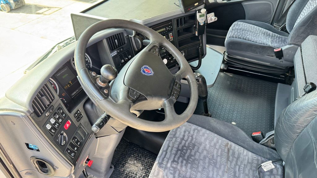 Konteineru vedējs/ Kravas automašīna ar noņemamā virsbūve Scania R400 6x4 abroll tipper + plato: foto 26