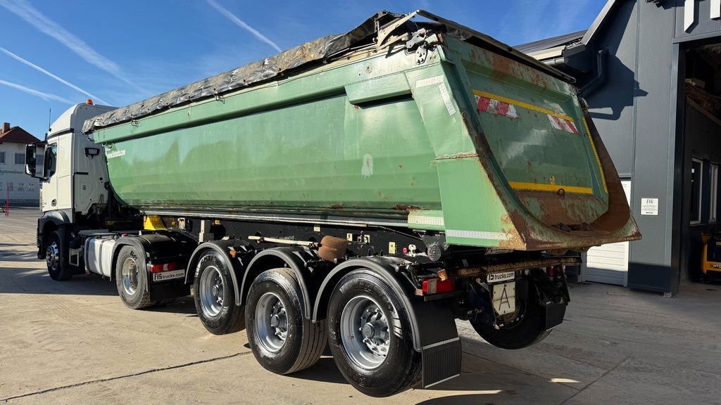 Schwarzmüller Meiller Mhps 12/27 3-Axle Tipper Trailer - hydr. back - Puspiekabe pašizgāzējs: foto 3 Schwarzmüller Meiller Mhps 12/27 3-Axle Tipper Trailer - hydr. back - Puspiekabe pašizgāzējs: foto 3
