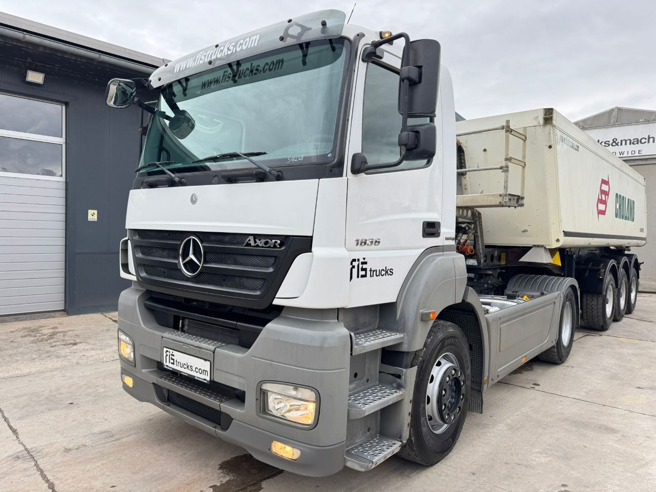 Mercedes-Benz Axor 1836 4x2 tipper hydraulics - Vilcējs: foto 1 Mercedes-Benz Axor 1836 4x2 tipper hydraulics - Vilcējs: foto 1