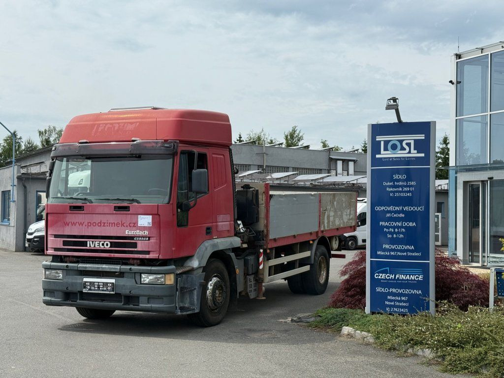 Iveco 190E35 EURO 1 Kran PM10 - Kravas auto ar manipulatoru: foto 1 Iveco 190E35 EURO 1 Kran PM10 - Kravas auto ar manipulatoru: foto 1