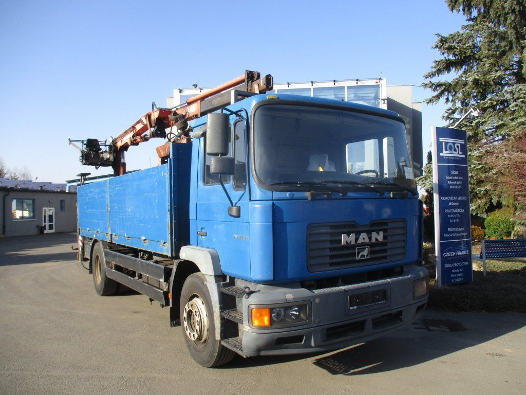 MAN 12.284 EURO 2 ATLAS - Kravas auto ar manipulatoru: foto 2 MAN 12.284 EURO 2 ATLAS - Kravas auto ar manipulatoru: foto 2