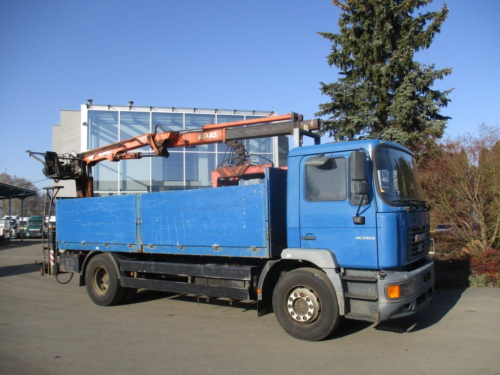 MAN 12.284 EURO 2 ATLAS - Kravas auto ar manipulatoru: foto 3 MAN 12.284 EURO 2 ATLAS - Kravas auto ar manipulatoru: foto 3