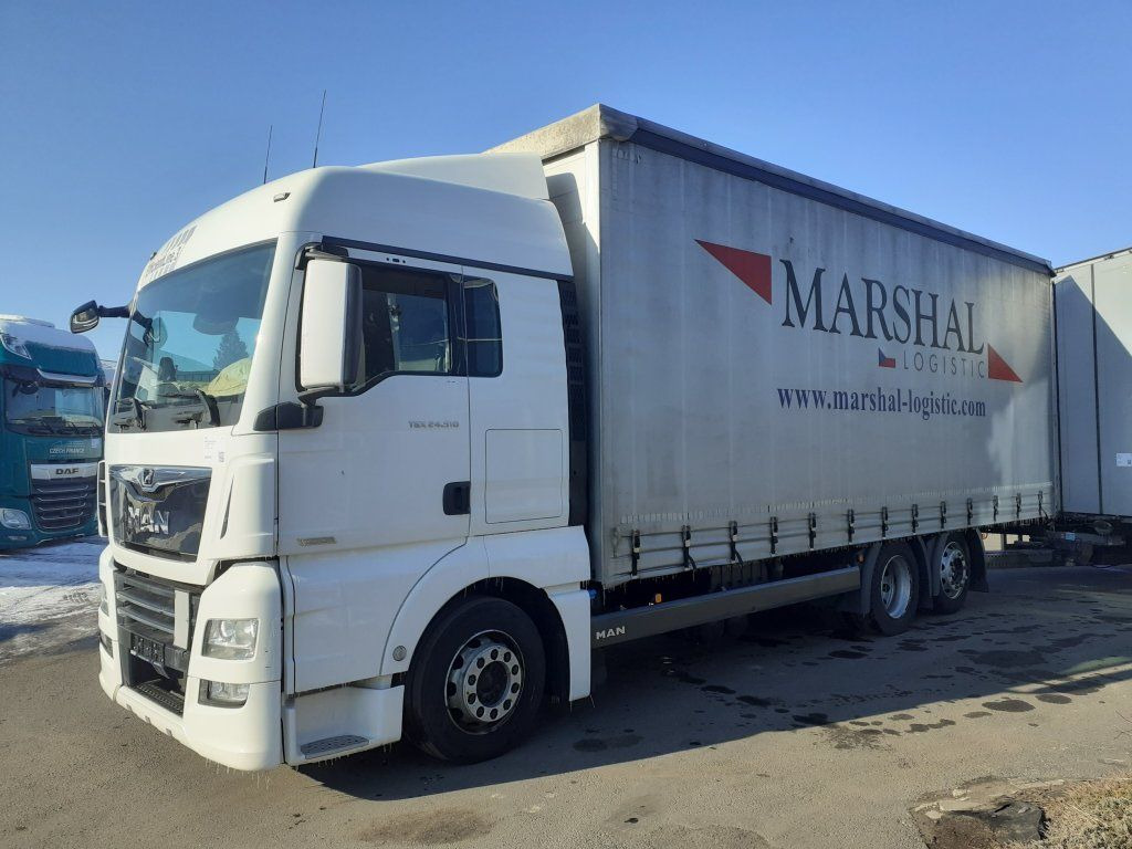 MAN TGX24.510 EURO 6 6x2 + Wecon - Kravas automašīna ar tentu: foto 2 MAN TGX24.510 EURO 6 6x2 + Wecon - Kravas automašīna ar tentu: foto 2