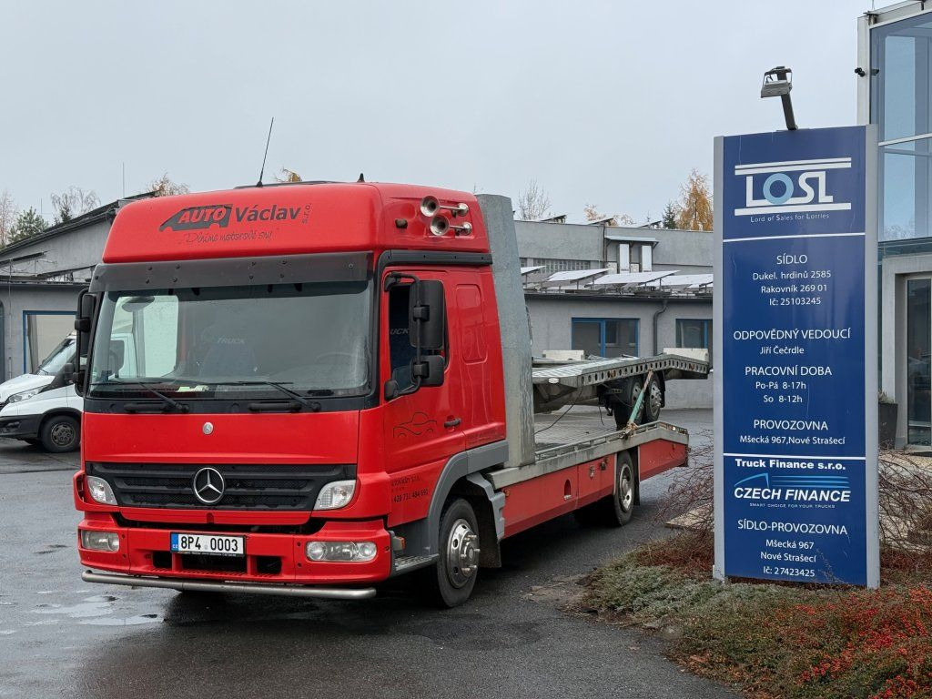 Mercedes-Benz 818 Atego EURO 3 + trailer VAPP 2020 year - Autovedējs: foto 1 Mercedes-Benz 818 Atego EURO 3 + trailer VAPP 2020 year - Autovedējs: foto 1