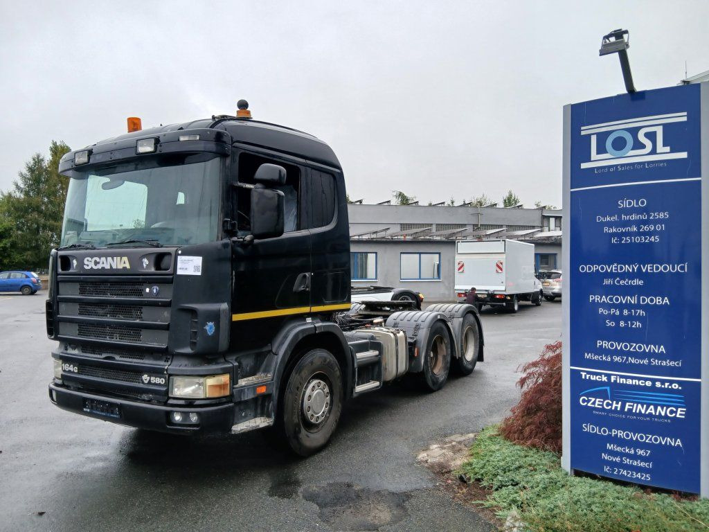 Scania R580 V8 6x4 EURO 3 - Vilcējs: foto 1 Scania R580 V8 6x4 EURO 3 - Vilcējs: foto 1