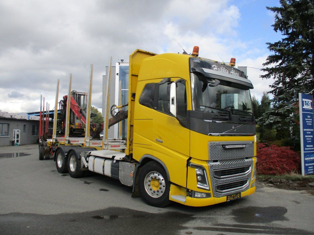 Volvo FH 16 750 6x4 + Fliegl - Kokvedējs, Kravas auto ar manipulatoru: foto 3 Volvo FH 16 750 6x4 + Fliegl - Kokvedējs, Kravas auto ar manipulatoru: foto 3