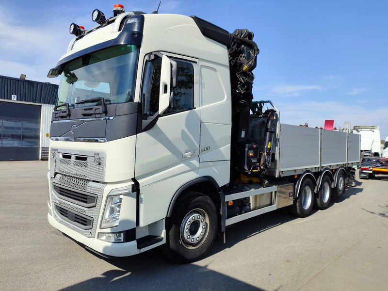 Volvo FH 500 | 8X4 | HIAB 408 E-6 | JIB 70X-4 | TULOSSA - Bortu kravas automašīna/ Platforma, Kravas auto ar manipulatoru: foto 1 Volvo FH 500 | 8X4 | HIAB 408 E-6 | JIB 70X-4 | TULOSSA - Bortu kravas automašīna/ Platforma, Kravas auto ar manipulatoru: foto 1
