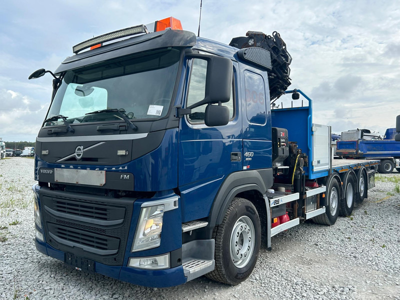 Volvo FM 460 8x2*6 | Hiab 302E-6 | TULOSSA - Bortu kravas automašīna/ Platforma, Kravas auto ar manipulatoru: foto 1 Volvo FM 460 8x2*6 | Hiab 302E-6 | TULOSSA - Bortu kravas automašīna/ Platforma, Kravas auto ar manipulatoru: foto 1