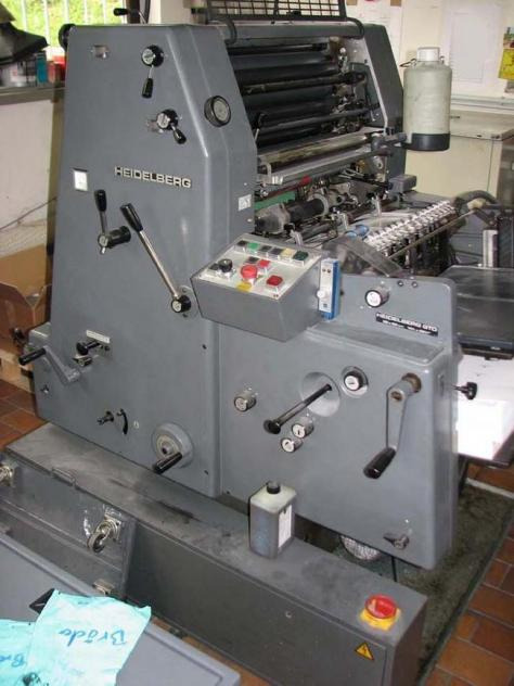 Heidelberg GTO 52 single-color offset press - Ofseta iespiedmašīna: foto 1 Heidelberg GTO 52 single-color offset press - Ofseta iespiedmašīna: foto 1