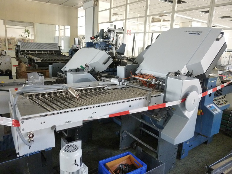 Heidelberg Stahlfolder PFH-82 pallet feeder with SSP-82 slitter shaft station - Locīšanas mašīna: foto 4 Heidelberg Stahlfolder PFH-82 pallet feeder with SSP-82 slitter shaft station - Locīšanas mašīna: foto 4