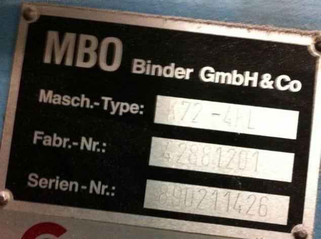 MBO K 72-4-KL-F combination folding machine - Locīšanas mašīna: foto 5 MBO K 72-4-KL-F combination folding machine - Locīšanas mašīna: foto 5