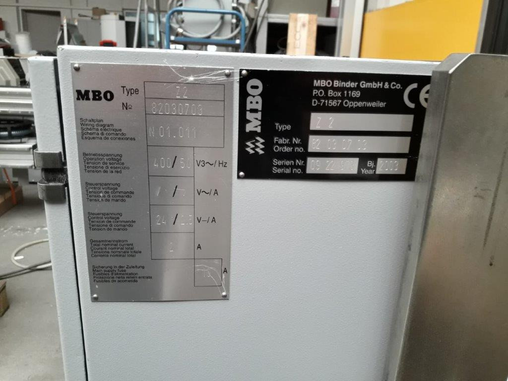 MBO Z2 mobile, 180° rotatable cross-fold unit with navigator control - Locīšanas mašīna: foto 5 MBO Z2 mobile, 180° rotatable cross-fold unit with navigator control - Locīšanas mašīna: foto 5